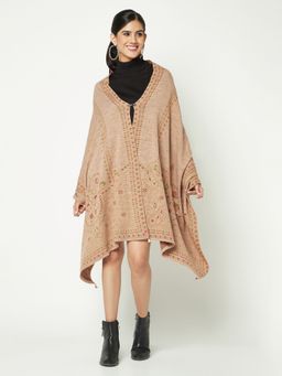 KnitStudio - Edge Design Camel Stole