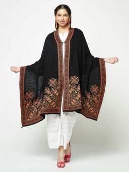 KnitStudio - Edge Design Black Stole