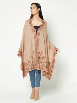KnitStudio - Edge Design Pink Stole