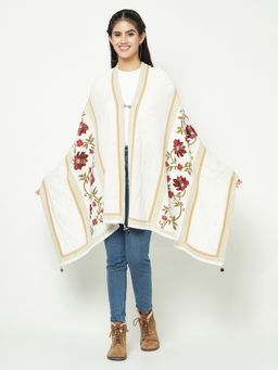 KnitStudio - Dual-Tone Off White Stole