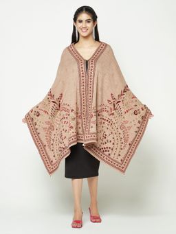 KnitStudio - Edge Design Camel Stole