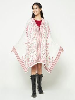 KnitStudio - Edge Design Off White Stole