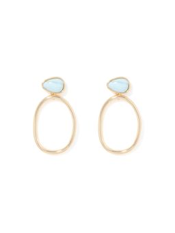 Forever New - Blue Sterling Stone Drop Earrings