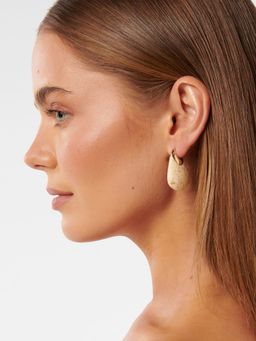 Forever New - Ivory Signature Aviana Texture Drop Earrings