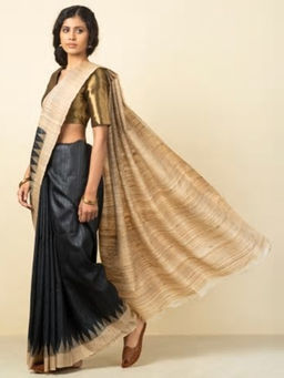 Fabindia - Silk Tussar Woven Sari
