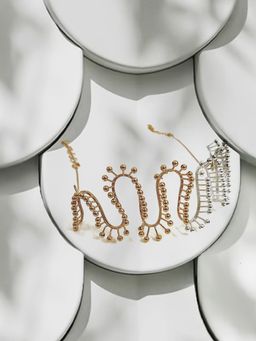 Suhani Pittie - Multi-Color Oisin and Niamh Gold and Silver Choker Neckpiece