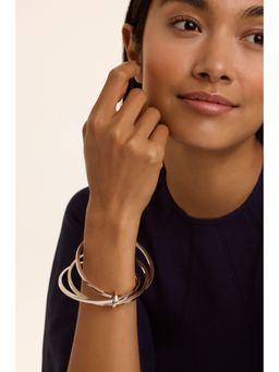 Ted Baker - Silver Multi Hoop Bangle Bracelet