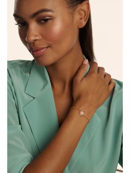 Ted Baker - Multi-Color Monogram Crystal Adjustable Bracelet