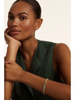 Ted Baker - Blue Crystal Cluster Bangle