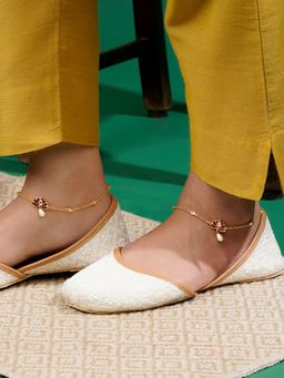 Teejh - Kaliyon Ka Chaman Maroon Truck Art Anklets