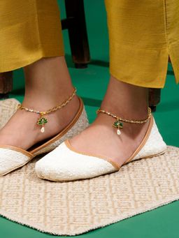 Teejh - Gabru Jawaan Green Anklets