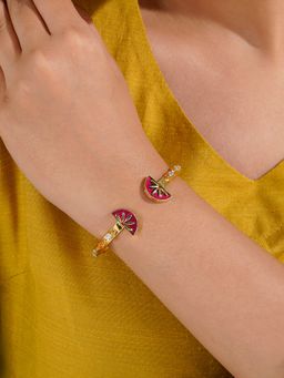 Teejh - Ayee Palat Fuchsia Pink Bracelet