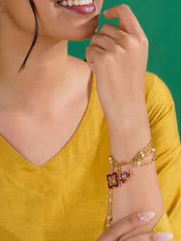 Teejh - Apna Adda Fuchsia Pink Bracelet