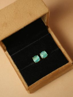 VIRAASI - Sea Green Square Earring