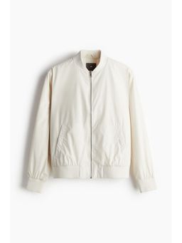 H&M - Men Beige Regular Fit Bomber jacket