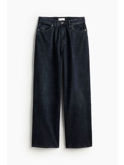 H&M - Women Black Wide denim Jeans