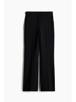 H&M - Women Black Flared jersey trousers