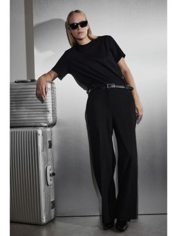 H&M MOVE - Women Black Cooling Regular Fit T-shirt