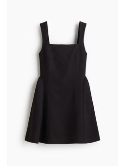 H&M - Women Black Flared-skirt dress