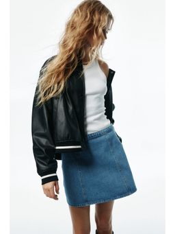 H&M - Women Blue A-line mini skirt
