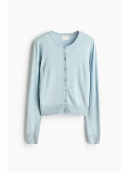 H&M - Women Blue Fine-knit cardigan