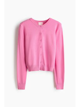 H&M - Women Pink Fine-knit cardigan