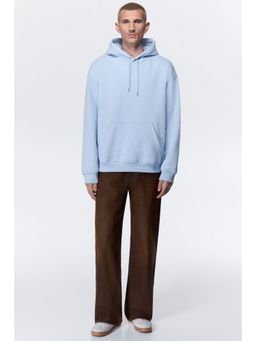 H&M - Men Blue Loose Fit Hoodie