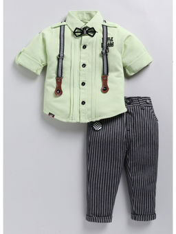 Little Collars - Smart Striped Pant Suspender Set for Boys (Set of 5)