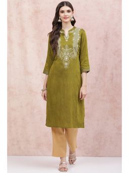 Rangriti - Green Printed Kurta