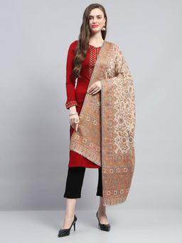 Monte Carlo - Womens Printed Multi-Color Shawl