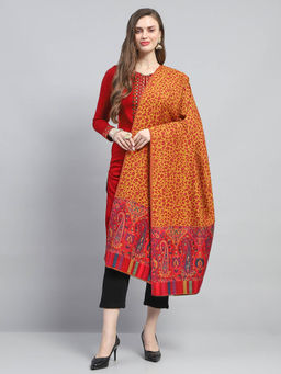 Monte Carlo - Womens Self Design Multi-Color Shawl