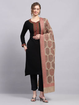 Monte Carlo - Womens Printed Beige Shawl