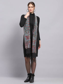 Monte Carlo - Womens Printed Multi-Color Stole