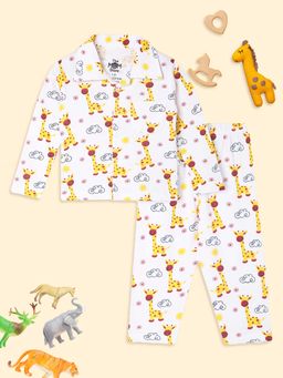 The Mom Store - Baby Shirt with Pyjamas Tall As A Giraffe (Set of 2)