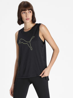 Puma - Train Favorite Cat Muscle Tank Women Black Tank