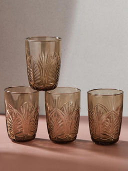 Fabindia - Grey Hamza Glass (Pack of 4)