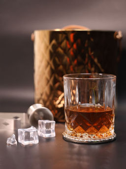 Smokey Cocktail - Diamond Whiskey Premium Glass (Pack of 6)