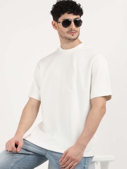 Calvin Klein - Off White Relaxed Fit T-Shirt