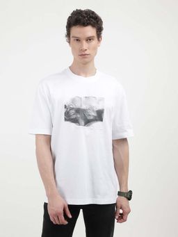 Calvin Klein - White Relaxed Fit T-Shirt