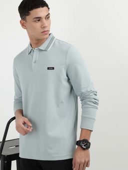 Calvin Klein - Green Regular Fit Polo T-Shirt