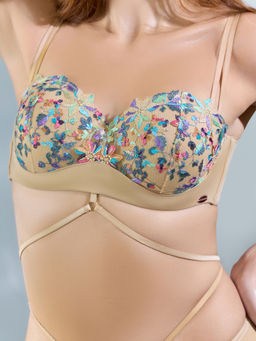 Enamor - The Cosmic Crush Multiway Strapless Padded Wired Bra - Beige