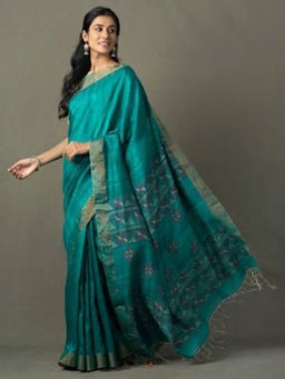 Fabindia - Silk Matka Jamdani Sari