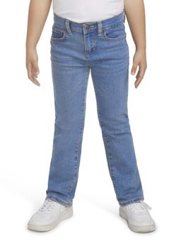 Levi's - Girls Blue Solid Classic Stright Jeans