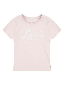 Levi's - Girls Light Pink Script Logo T-shirt