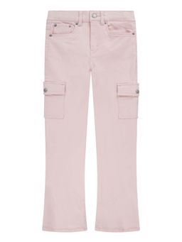 Levi's - Girls Pink High Rise Flare Cargo Pocket Jeans