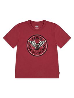 Levi's - Boys Red Printed T-shirt