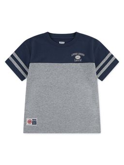 Levi's - Boys Navy Blue and Grey Colorblock T-shirt