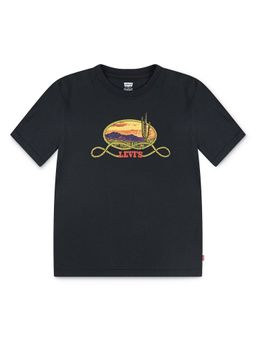 Levi's - Boys Black Graphic Printed T-shirt