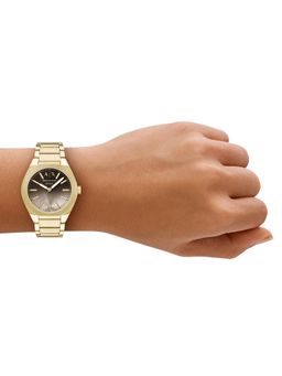 ARMANI EXCHANGE - Sync Gold Toned Women Quartz Watch (Ax6031) (M)