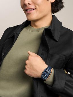 Fossil - Carraway Blue Men Quartz Watch (Fs6170) (M)